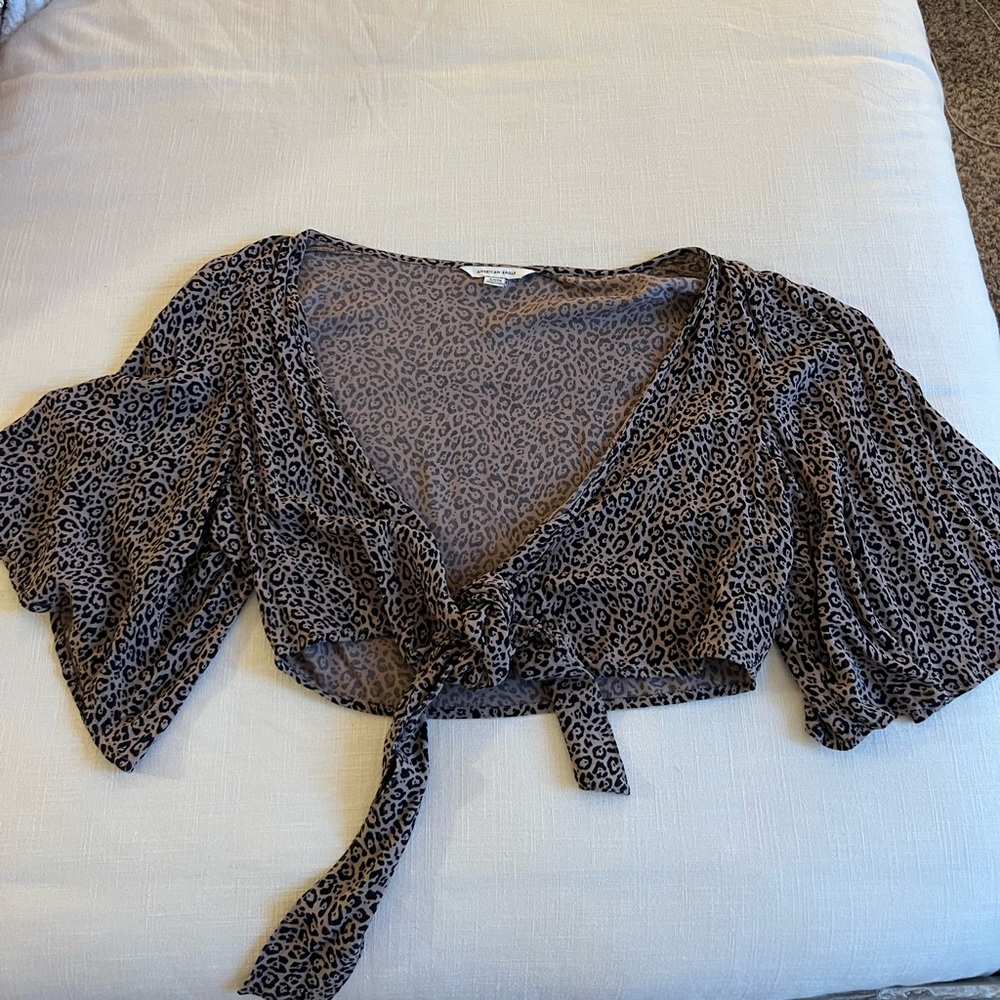 American Eagle Tie Top